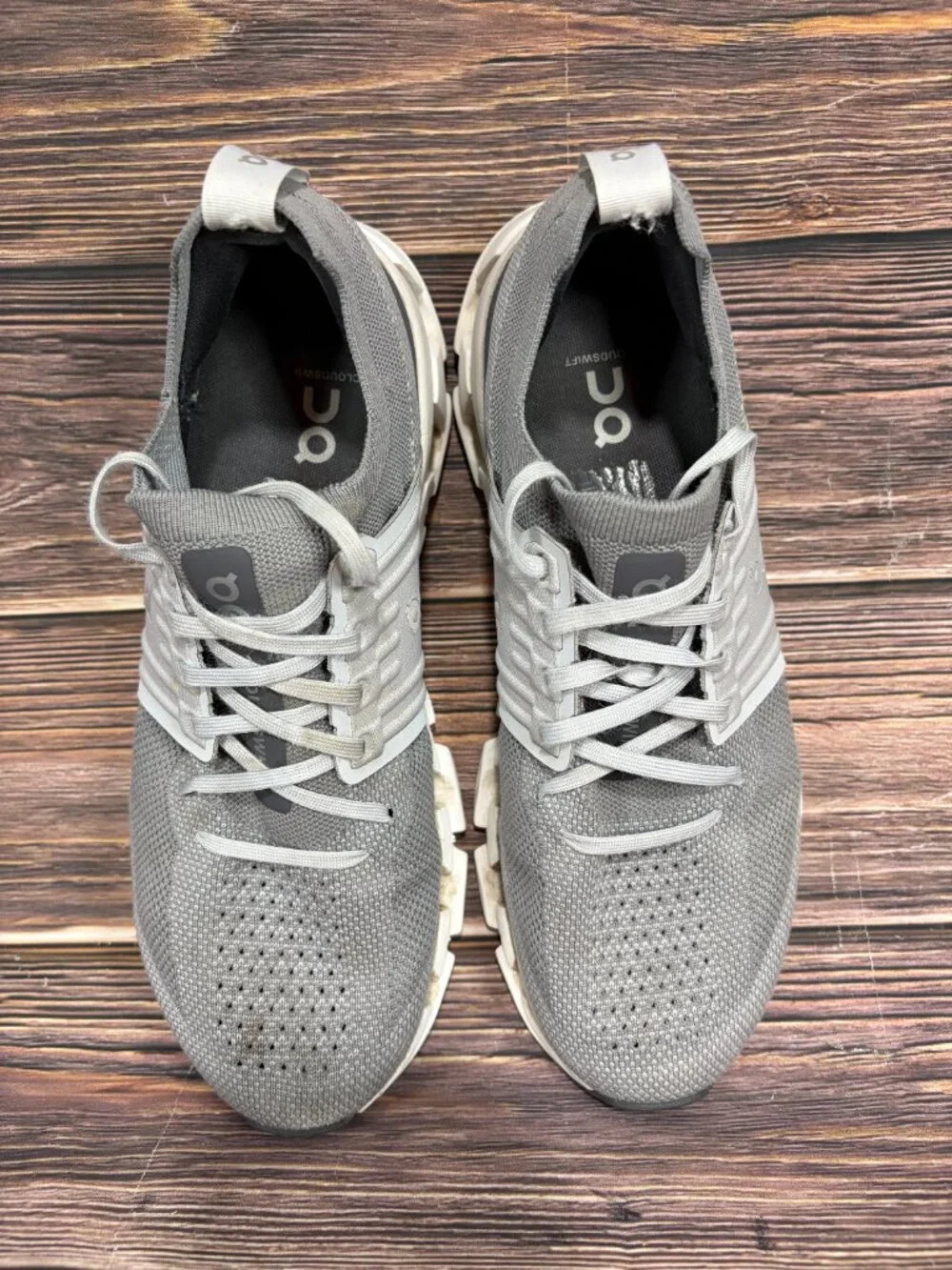 On Running Cloudswift‎ 3 Gray Athletic Running Shoes Men's Size 9